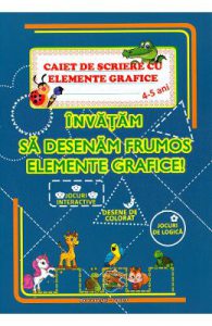Caiet de scriere cu elemente grafice