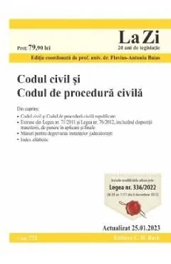 Codul civil si Codul de procedura civila Act. 25.01.2023 de Autor Anonim
