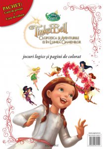 Pachet: TinkerBell (carte de povesti+carte de colorat)