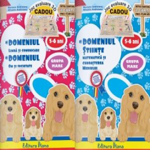 Set doua caiete + Joc evaluare 3D, 5-6 ani