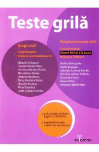Teste grila. Drept civil. Drept procesual civil 2019