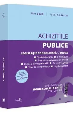 Achizitiile publice Act. mai 2023 de Monica Amalia Ratiu