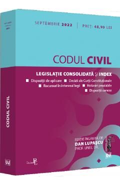 Codul civil Septembrie 2022