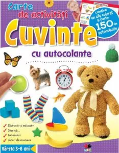 Cuvinte. Carte de activitati cu autocolante. reeditare