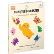 Monstri imblanziti. Caiet de dezvoltare emotionala. Activitati senzoriale si corporale