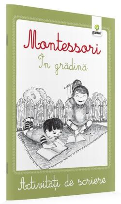 Activități de scriere Montessori. În grădină
