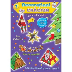 Decoratiuni de Craciun - Figurine din hartie