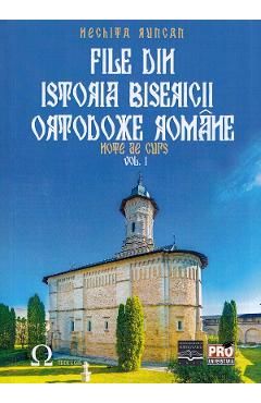 File din Istoria Bisericii Ortodoxe Romane. Note de curs Vol.1