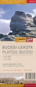 Harta drumetie Muntii Bucegi Leaota M01