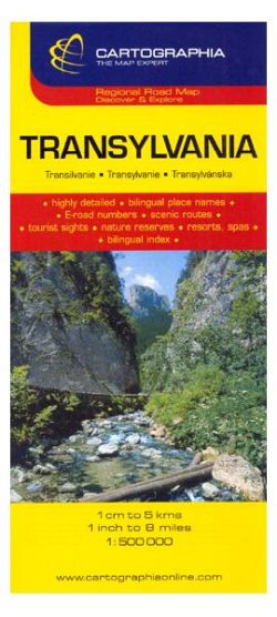 Hartă rutieră Transilvania