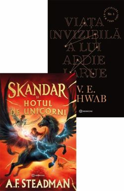 Skandar si hotul de unicorni - Hardcover   Viata invizibila a lui Addie LaRue