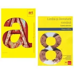 Pachet cartea mea de gramatica si caiet de romana clasa a 8-a de Sofia Dobra