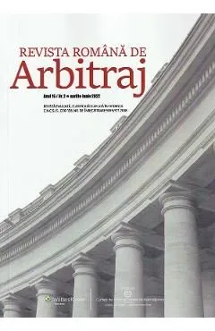 Revista romana de arbitraj. Nr.2 Aprilie-Iunie 2022