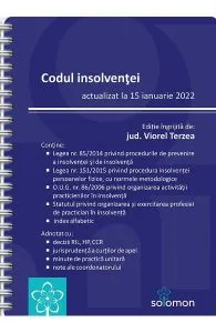 Codul insolventei. Act. 15 ianuarie 2022