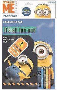 Despicable Me, Colouring pad. Mini set de joaca
