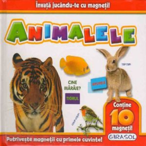 Invata jucandu-te cu magneti! Animalele (Contine 10 magneti)