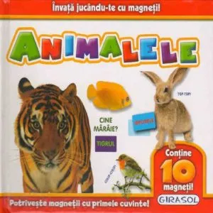 Invata jucandu-te cu magneti! Animalele (Contine 10 magneti)