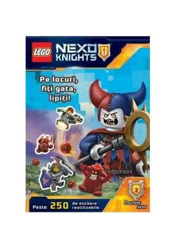 Lego Nexo Knights. Pe locuri, fiți gata, lipiți!