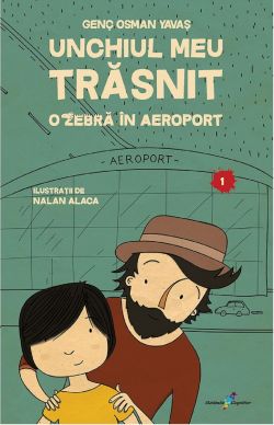 O zebra in aeroport