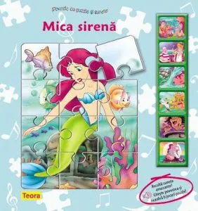 Poveste cu puzzle si sunete - Mica sirena