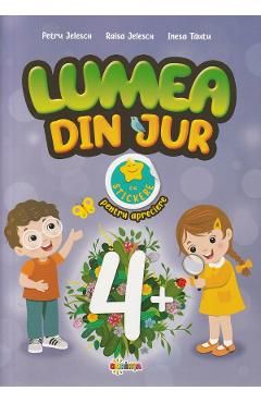 Lumea din jur cu stickere pentru apreciere 4 ani