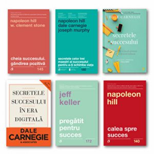 Pachet Succes. Cheia succesului. Gandirea pozitiva. Secretele celor trei maestri ai succesului pentru a-ti schimba viata. Secretele succesului. Secretele succesului in era digitala. Pregatit pentru succes. Calea spre succes