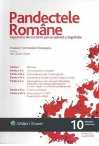 Pandectele romane nr. 8/2010