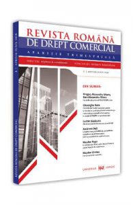 Revista romana de drept comercial Nr.2 Aprilie-Iunie 2020