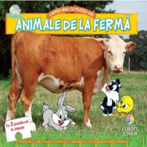 Animale de la ferma. Cartea mea cu puzzle-uri (Baby Looney Tunes)
