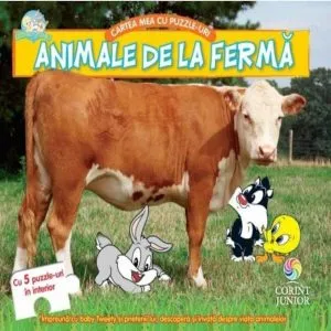 Animale de la ferma. Cartea mea cu puzzle-uri (Baby Looney Tunes)