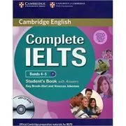 Complete IELTS: Bands 4-5 Student's Pack (Student's Book with Answers, CD-ROM and 2xClass Audio CDs) de Guy Brook-Hart