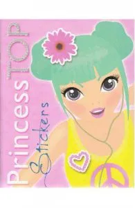 Princess Top de Stickers (roz)