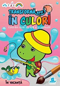 Transforma apa in culori. Coloram doar cu apa si o pensula! In vacanta