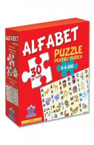 Alfabet: puzzle pentru podea 3-6 ani