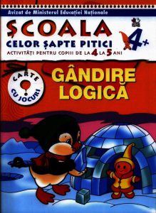 Gandire logica. Activitati pentru copiii de la 4 la 5 ani - carte cu jocuri