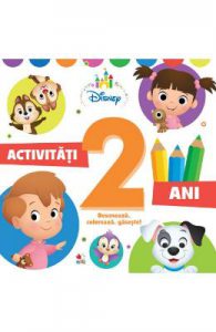Disney. Activitati 2 ani. Deseneaza, coloreaza, gaseste