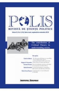 Polis vol.4 nr.4(14) Serie noua Septembrie-noiembrie 2016 Revista de Stiinte Politice