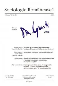 Sociologie Romaneasca. Vol. 6, nr. 3-4, 2008