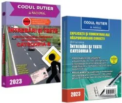 Intrebari si teste pentru obtinerea permisului de conducere auto, categoria B de Colectiv Editura National