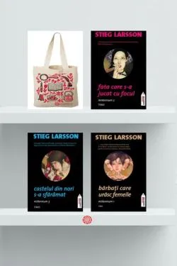 Pachet Stieg Larsson – Seria Millennium   Sacoșa Comorile cititorului de Stieg Larsson