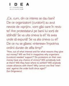 Revista Idea arta - societate, nr. 50