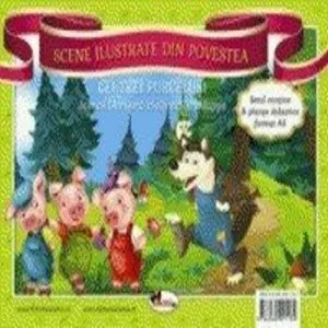 Cei trei purcelusi. Scene ilustrate din povesti de James Orchard Halliwell-Phillipps