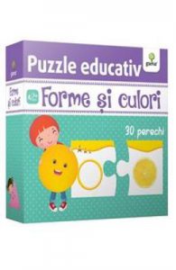 Puzzle educativ: Forme si culori