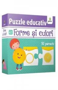 Puzzle educativ: Forme si culori