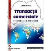 Tranzactii comerciale. De la national la international de Oana Mionel