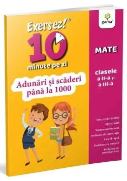 Adunări și scăderi până la 1000
