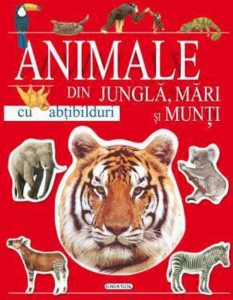 Animale din jungla, mari si munti cu abtibilduri