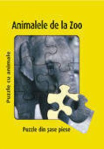 Animalele de la Zoo - Puzzle din sase piese