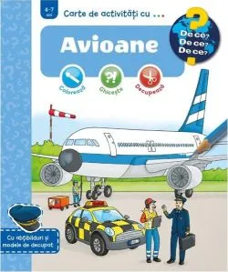 Carte de activități cu... Avioane de Sebastian Coenen