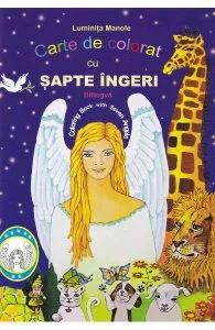 Carte de colorat cu sapte ingeri de Luminita Manole